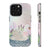 Swan Phone Case - Elegant Bird Design for Nature Lovers, Floral Phone Cover, Gift for Her, Cute Swan Decor, Spring Aesthetic