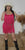 Cowgirl fringe dress HOT PINK