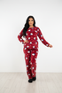 Pijama 2pc Set BURGUNDY