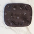 Black flower face mask