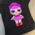 LOL DOLL SHIRTS Pink Dress Black