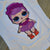 LOL DOLL SHIRTS Pink dress white