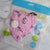 Kids face mask with filter pink unicorn