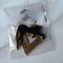 Panther Earings Gold/ Black