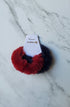 Fuzzy Scrunchie Red/Blue