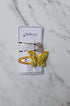 Butterfly Clips yellow