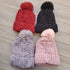 pompom fuzzy Beanie