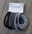 Black and gray Scrunchie
