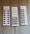 Black and white butterfly clips