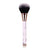 Flat powder brush