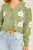 Daisy cropped sweater LEAF