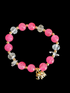 Bracelet elephant HOT PINK