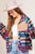 warm Aztec jacket PINK