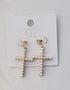 Cross earrings