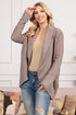 WAFFLE OPEN FRONT CARDIGAN 