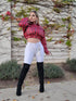 bomber jacket RED