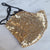 SEQUIN GOLD FACE MASK