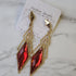 RED DIAMOND EARRING