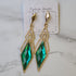 GREEN DIAMOND EARRING