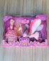 Barbie & unicorn set