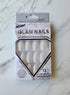 Glam nails white