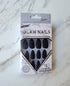 Glam nails black