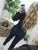 Leslie warm leging navy