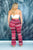Red Plus Size Tribal Pants