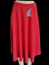 4120 Longe skirt SOLID RED
