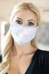 TIE DYE REUSABLE PLEATED FACE MASKS FOR ADULTS