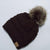 Brown Cc Beanie pompom