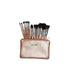 12 pcs brush set black gold