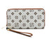 Monogram Zip Around Wallet Wristlet