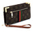 Monogrammed Stripe Clutch Wallet Wristlet