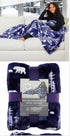 Throw Blanket Holiday Blue