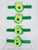 Surprise me Avocado slap bracelets