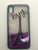 black confetti iphone x+ phone case
