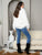 White pullover sweater