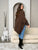 Brown OVERSIZE CARDIGAN